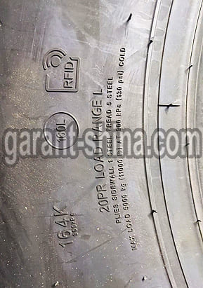 Giti GSR237 Evo (рулевая) 385/65 R22.5 164K(160L) 20PR - Фото индексов нагрузки и слойности 